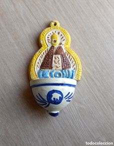 Antiguidades: ANTIGUA BENDITERA, VIRGEN DE LA CABEZA? ANDÚJAR